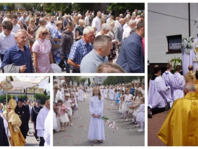Boże Ciało 2025. Tłumy wiernych w uroczystej procesji w Wysokiem Mazowieckiem [FOTO + VIDEO]