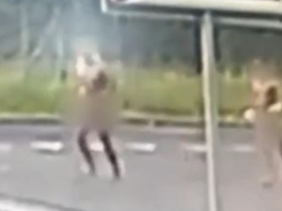 Dwaj obywatele Etiopii biegali nago po Lubinie. Złożyli wyjaśnienia!