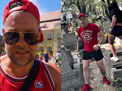Tede o raperze z tancerkami na grobach: „Zrobił z siebie debila”