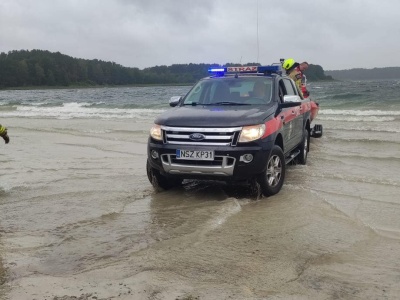 Dramat na jeziorze Małszewskim. Szukają nastolatków