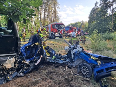 Śmiertelny wypadek na DK25 pod Oleśnicą