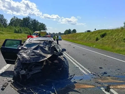 Tragiczny wypadek na DK16 w Nowym Marcinkowie – jedna osoba nie żyje