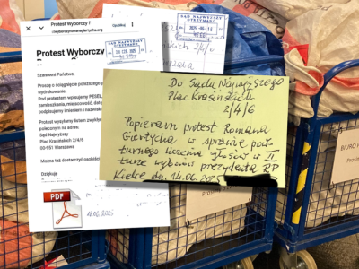 Zaskakujące dokumenty w Sądzie Najwyższym. Wydrukowane maile od Giertycha