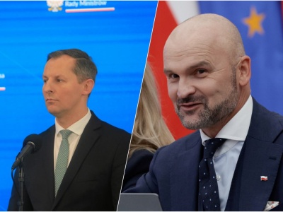 Prezes UOKiK na gali żony Rafała Brzoski. 