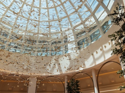 Polska instalacja artystyczna w Dubaju. „Chmura ptaków” pod kopułą Dubai Mall