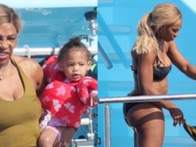 43-letnia EMERYTKA Serena Williams wygrzewa się w bikini na jachcie