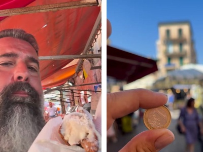 Pokazał, co można kupić za 1 euro w sycylijskim mieście. Internauci: Przeprowadzam się