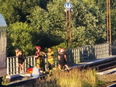 Nie przeżyła potrącenia potrącenia przez pociąg (ZDJĘCIA)