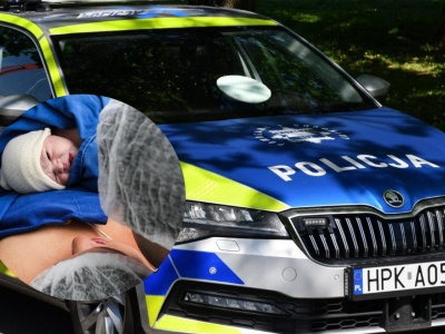 Samochód z rodzącą kobietą utknął w korku w kierunku Rzeszowa. Do akcji wkroczyła policja