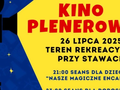 Ciepłowody. Kino pod gwiazdami – wieczór filmowy już 26 lipca