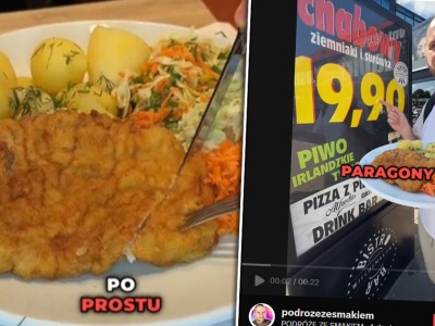 Zjadł schabowego koło Rewala. 