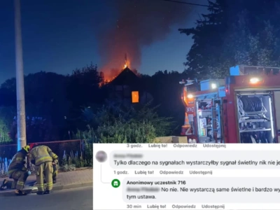 Straż pożarna nocą na sygnałach. Mieszkanka pyta czy to konieczne...