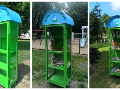 Biblioteczki plenerowe pojawiły się w Wysokiem Mazowieckiem. Gdzie je znaleźć i jak korzystać? [foto]