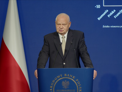 Stopy proc. w dół! Glapiński: Polityka NBP była właściwa