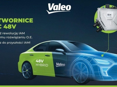 Valeo uruchamia sprzedaż przetwornic DC-DC 48V dla rynku aftermarket