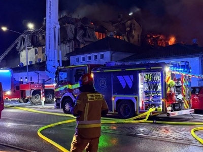 Pożar bloków w Ząbkach. Wkrótce narada sztabu kryzysowego
