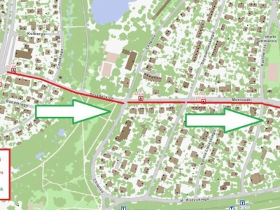 Ruszył remont dwóch ulic na Zalesiu. Ruch odbywa się jedną połową jezdni.