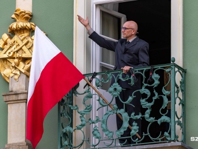 Inscenizacja historyczna z okazji 80. urodzin Szczecina [ZDJĘCIA]