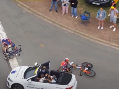 Sceny na Tour de France. Dramat na 50. kilometrze