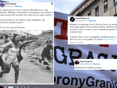 Migalski porównał obrońców granicy do sprawców pogromu!