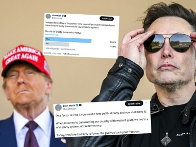 Elon Musk zapowiedział powstanie nowej partii: 