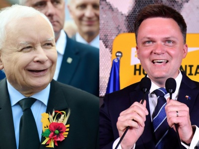 Kaczyński potwierdza, że spotkał się w nocy z Hołownią w mieszkaniu Bielana