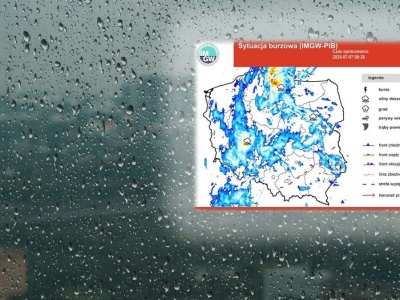 Niż genueński nad Polską. Groźne ulewy i możliwe podtopienia