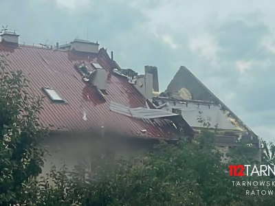 Burza w regionie. Zerwane dachy i powalone drzewa [AKTUALIZACJA]