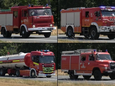 Fire Truck Show 2025: polski konwój ponad 200 specjalistycznych pojazdów