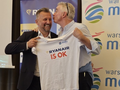 Koniec wojny Ryanaira z Modlinem. Liczba pasażerów ma wzrosnąć trzykrotnie