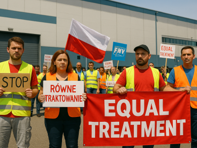 Pierwszy taki strajk w Holandii! Polacy żądają godnych warunków pracy!