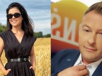 Katarzyna Cichopek pozuje w zbożu. ODPALIŁ SIĘ Łukasz z 
