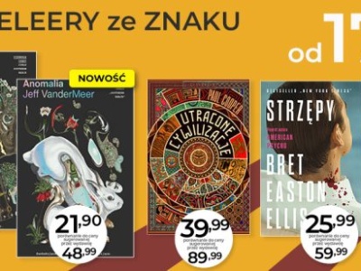 Promocje dnia – 11.07.2025: Znak, Publio -40%, Pauza, Wakacyjny szoping, MAG, CCPress, Rebis, Wojny w cyberprzestrzeni, Moss,