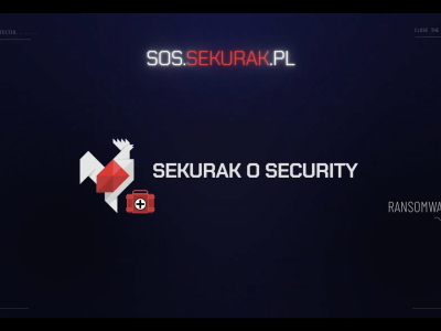 Projekt SOS: Sekurak o Security wystartował. Bezpłatny kurs cyberbezpieczeństwie – dla wszystkich pracowników biurowych :-)
