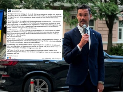 Szwecja: minister przyznał, że jego syn popadł w kontakt z prawicową ekstremą, ale pogadał z nim i już jest ok