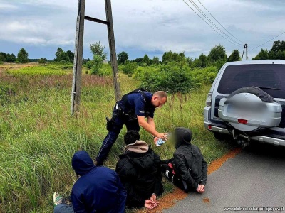 Świdniccy policjanci zatrzymali nielegalnych imigrantów