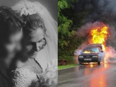 Podpalił auto z żoną w środku i pozorował wypadek dla polisy - wstrząsająca sprawa Elizy i Gabriela