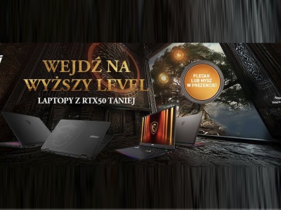 MSI startuje z promocją „Wejdź na wyższy Level”. Laptopy z RTX 50 i gamingowe prezenty