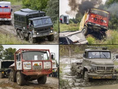 Fotorelacja ze Star Rally Poland 2025 – ciężarowe klasyki podczas zmagań w błocie