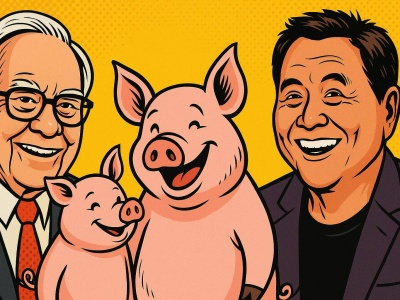 Robert Kiyosaki ostrzega przed “świniami i knurami” na Bitcoinie i patrzy na Warrena Buffetta