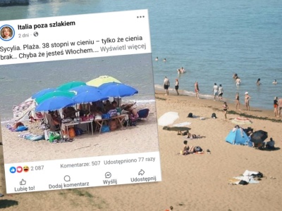 Żadne parawany. Pokazała, jak plażuje się we Włoszech. 
