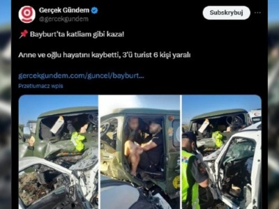 Koszmarny wypadek w Turcji. Nie żyje matka i syn. Jednym z aut jechali Polacy