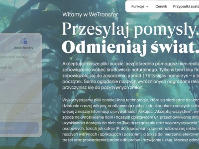 WeTransfer chciał wykorzystywać prywatne pliki użytkowników do szkolenia AI. Teraz serwis się tłumaczy