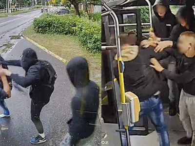 Brutalny atak w autobusie w Jaworznie! 17-latkowie katowali pasażera, potem pobili niepełnosprawnego seniora!