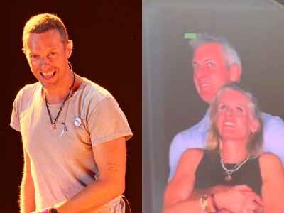 Chris Martin nie wytrzymał. Urządził sobie żarty z pary przyłapanej na koncercie Coldplay