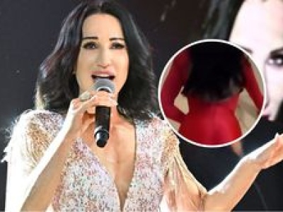 Justyna Steczkowska wskoczyła w ciasny kombinezon. Podkreśla jej wszystkie atuty