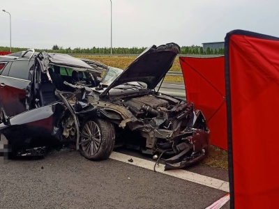 Śmiertelny wypadek na S7 pod Grójcem
