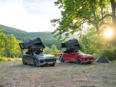Z bulwarów prosto w bieszczadzką dzicz. Sprawdziłem, jak śpi się w namiocie na dachu Porsche Cayenne