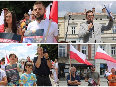„To jest wojna kulturowa”. Protest przeciwko nielegalnej imigracji również w Nowym Sączu [ZDJĘCIA]