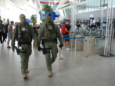 Ukrainiec groził na lotnisku w Gdańsku bombą